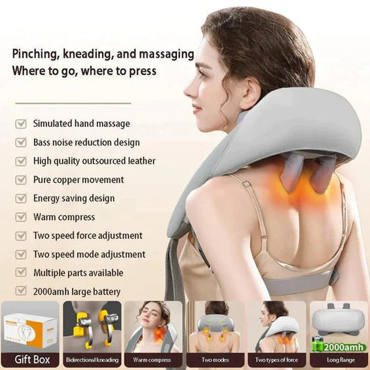 3d Kneeding Massage Neck And Shoulder