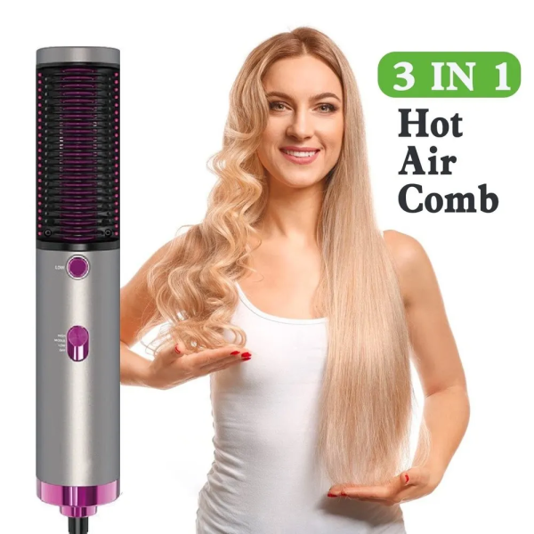 3 in 1 Hair | Air Blow Dryer Hot Straightener Volumizer Negative Mahar Store