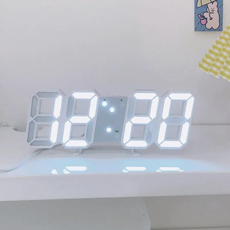 3D LED DIGITAL WALL | TABLE CLOCK PRICE IN PAKISTAN Mahar Store
