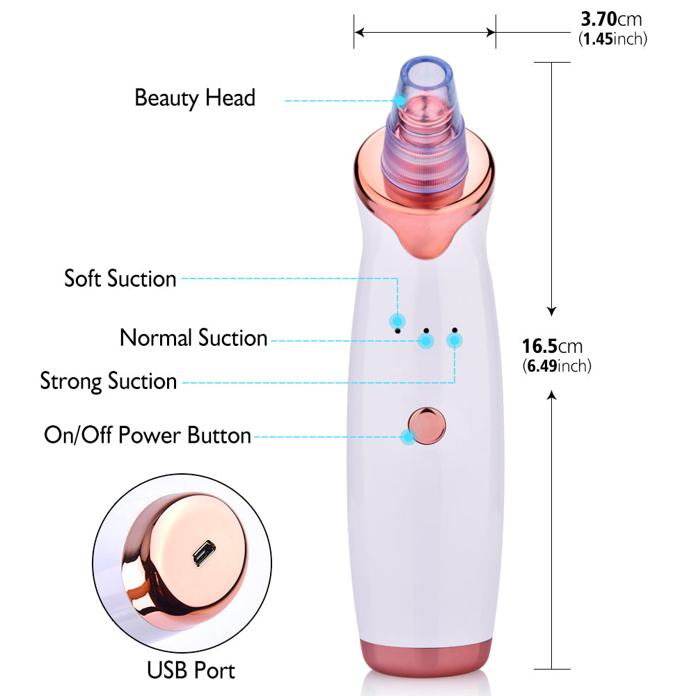 BLACKHEADS REMOVER VACUUM SUCTION | BLACKHEAD REMOVAL MACHINE | DEEPLY FACIAL CLEANING TOOL Mahar Store